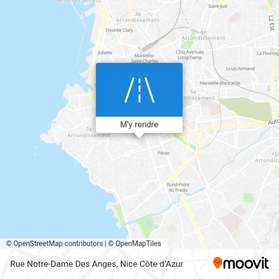 Rue Notre-Dame Des Anges plan
