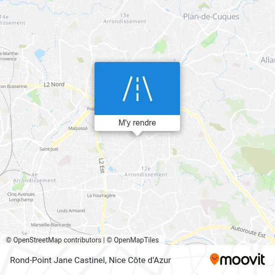 Rond-Point Jane Castinel plan