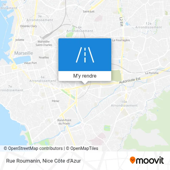 Rue Roumanin plan