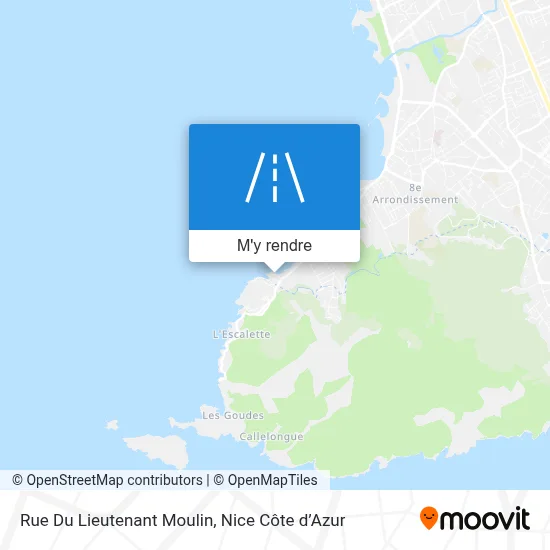 Rue Du Lieutenant Moulin plan