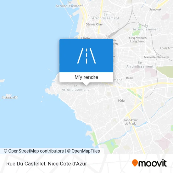 Rue Du Castellet plan