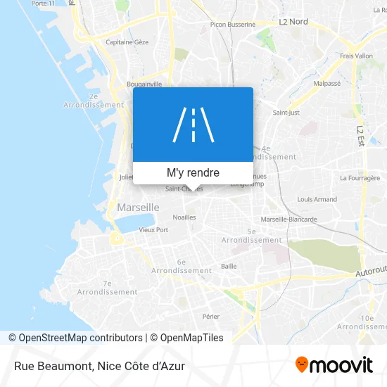Rue Beaumont plan