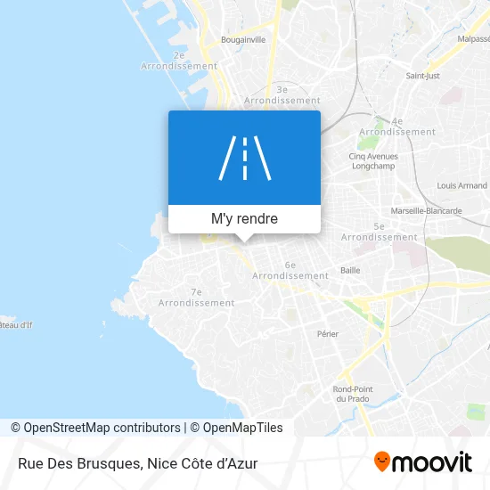 Rue Des Brusques plan