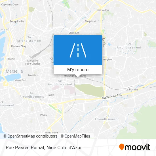 Rue Pascal Ruinat plan
