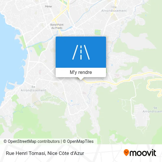 Rue Henri Tomasi plan