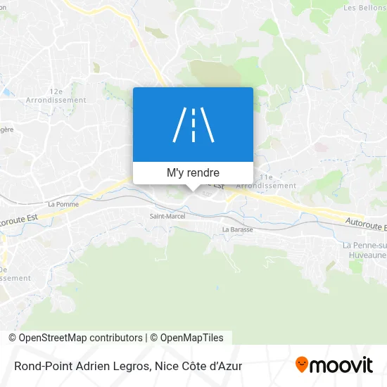 Rond-Point Adrien Legros plan