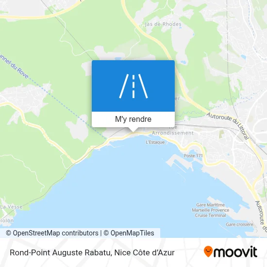 Rond-Point Auguste Rabatu plan
