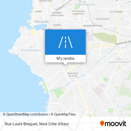 Rue Louis Breguet plan