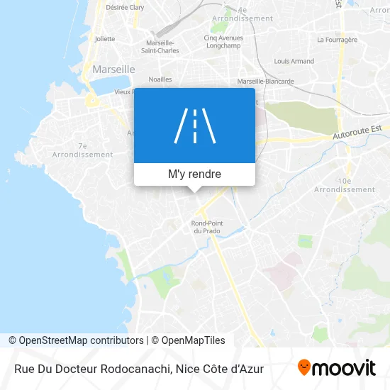 Rue Du Docteur Rodocanachi plan