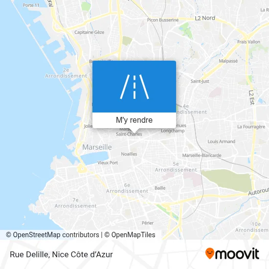 Rue Delille plan