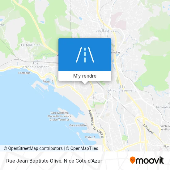 Rue Jean-Baptiste Olive plan