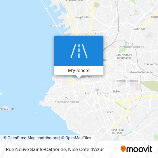 Rue Neuve Sainte-Catherine plan