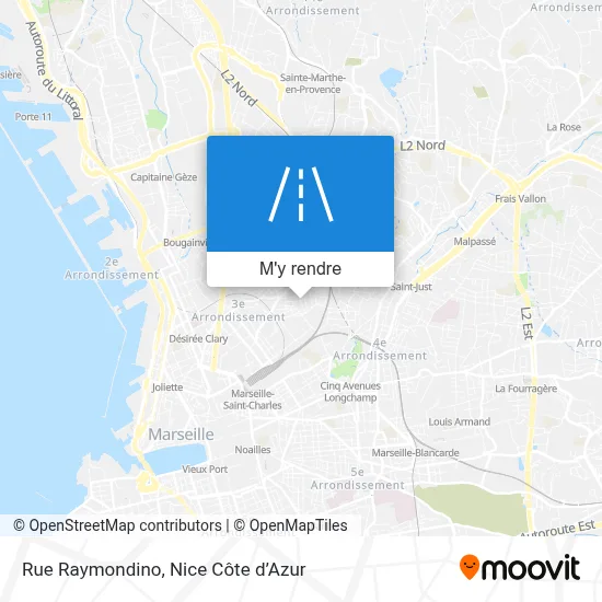 Rue Raymondino plan