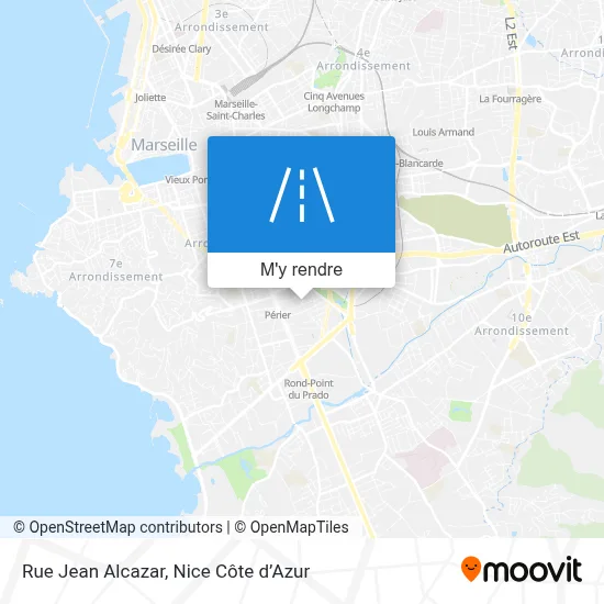 Rue Jean Alcazar plan