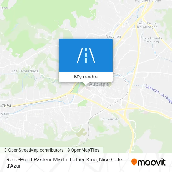 Rond-Point Pasteur Martin Luther King plan
