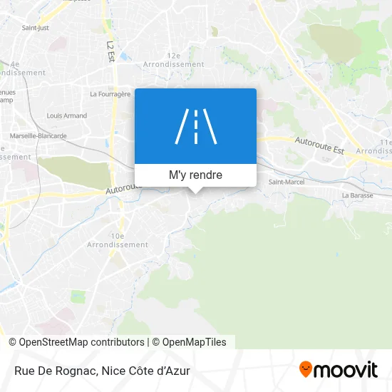 Rue De Rognac plan