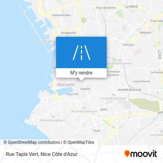 Rue Tapis Vert plan