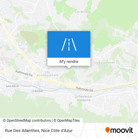 Rue Des Ailanthes plan