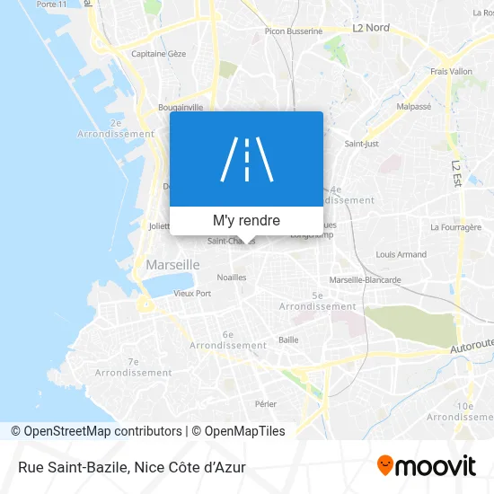 Rue Saint-Bazile plan