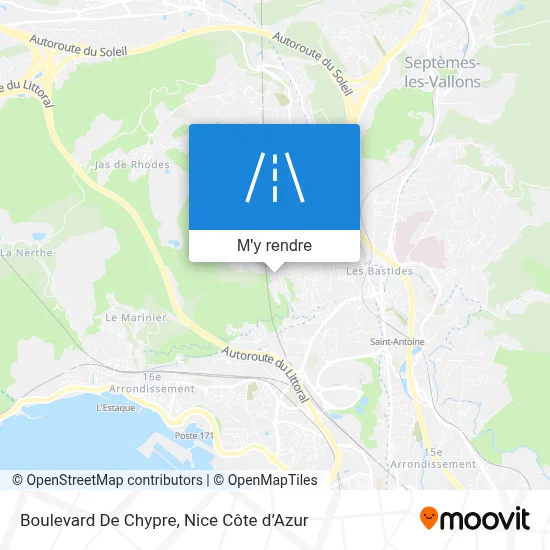 Boulevard De Chypre plan
