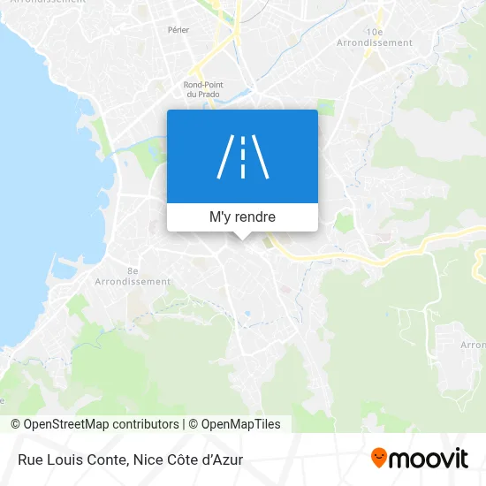 Rue Louis Conte plan