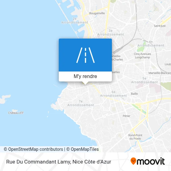 Rue Du Commandant Lamy plan