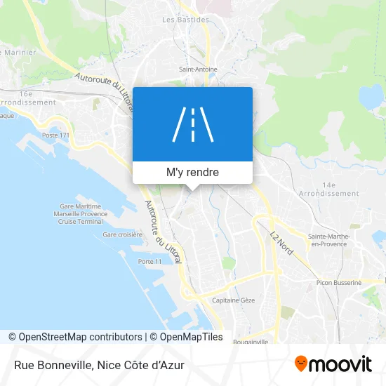 Rue Bonneville plan