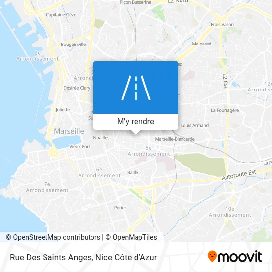 Rue Des Saints Anges plan