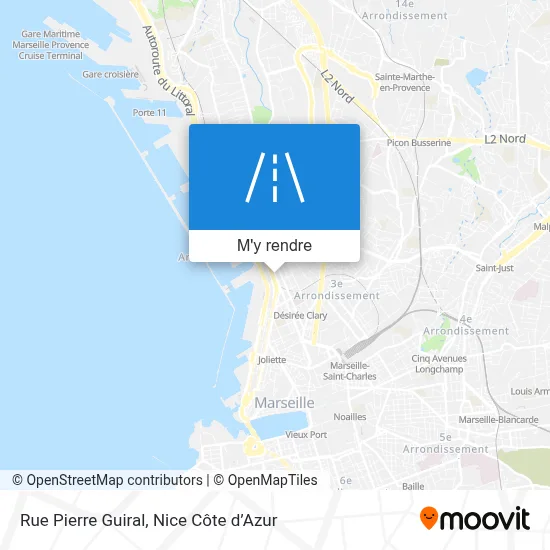 Rue Pierre Guiral plan