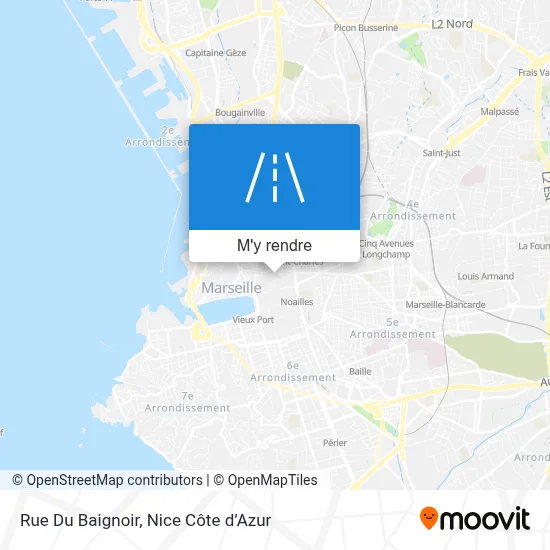 Rue Du Baignoir plan