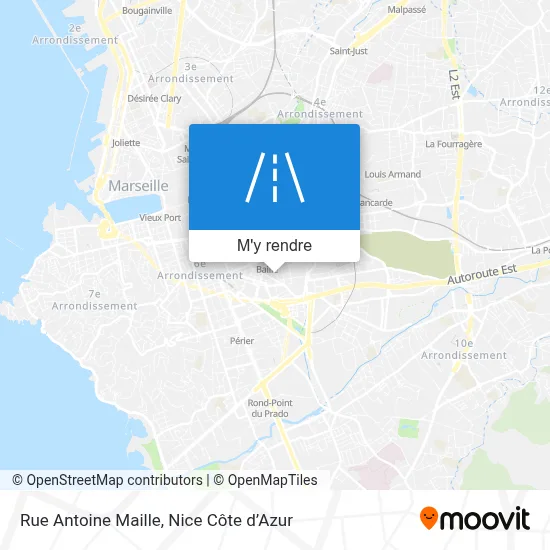 Rue Antoine Maille plan