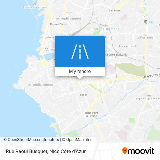 Rue Raoul Busquet plan