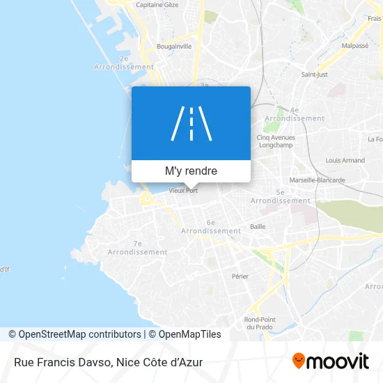 Rue Francis Davso plan