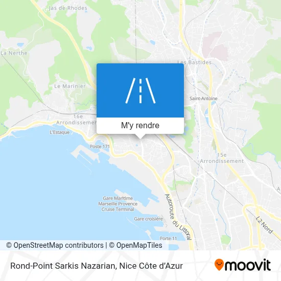 Rond-Point Sarkis Nazarian plan