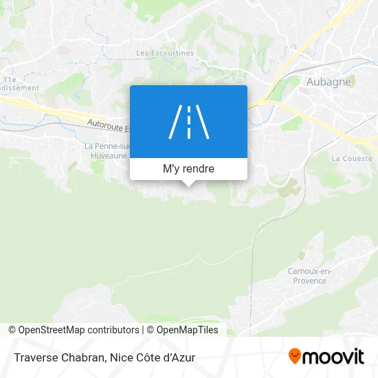 Traverse Chabran plan