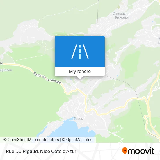 Rue Du Rigaud plan