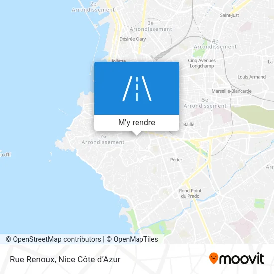 Rue Renoux plan