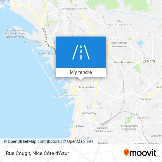Rue Cougit plan