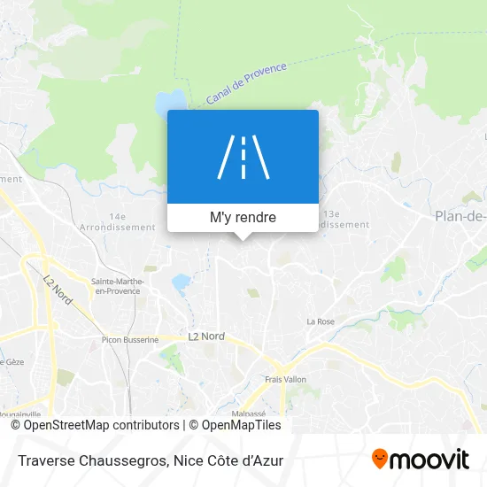 Traverse Chaussegros plan
