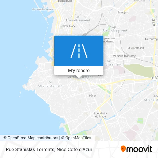 Rue Stanislas Torrents plan