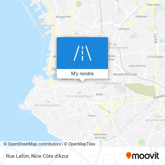 Rue Lafon plan