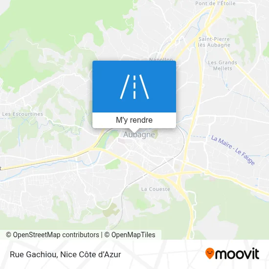 Rue Gachiou plan