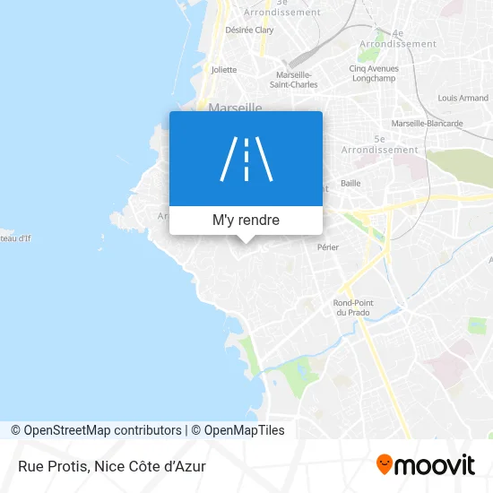 Rue Protis plan