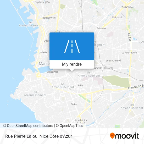 Rue Pierre Lalou plan