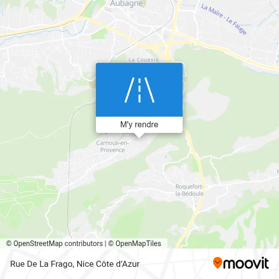 Rue De La Frago plan