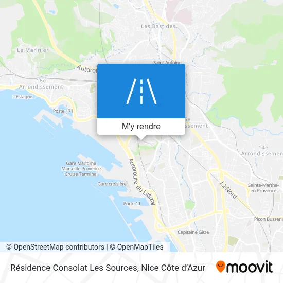 Résidence Consolat Les Sources plan