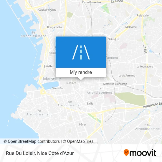 Rue Du Loisir plan