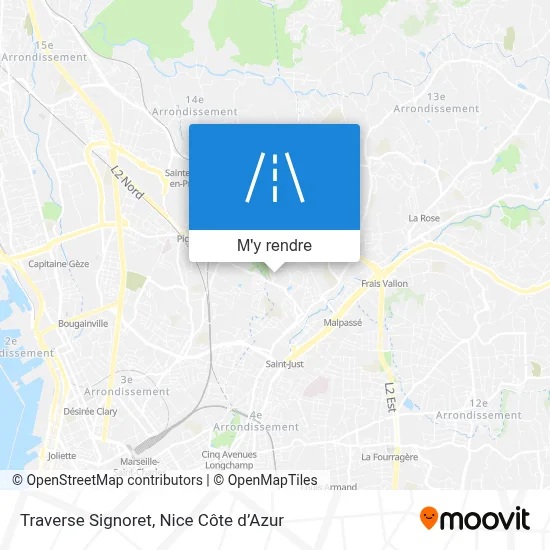 Traverse Signoret plan