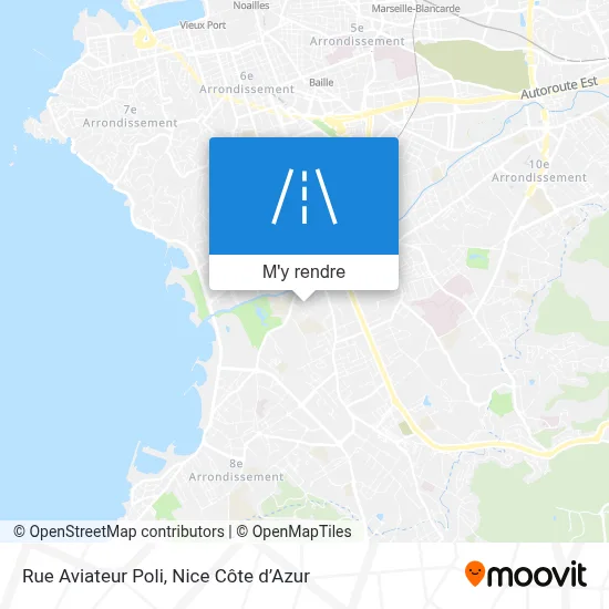 Rue Aviateur Poli plan