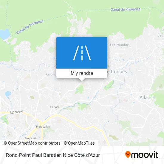 Rond-Point Paul Baratier plan
